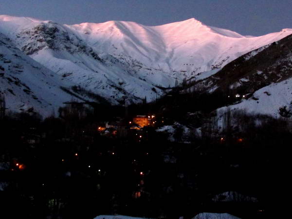 Winter view of Ahar village