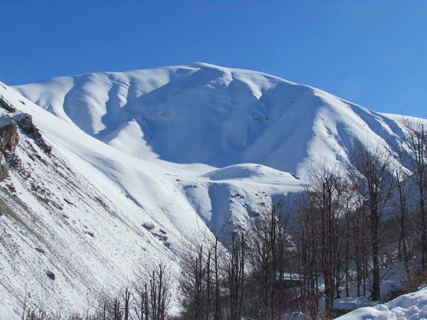 Winter view of Ahar village
