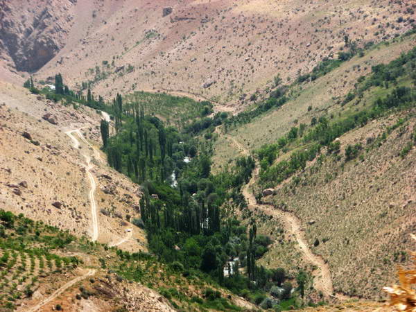 Khafr Village in slops of Dena mountain