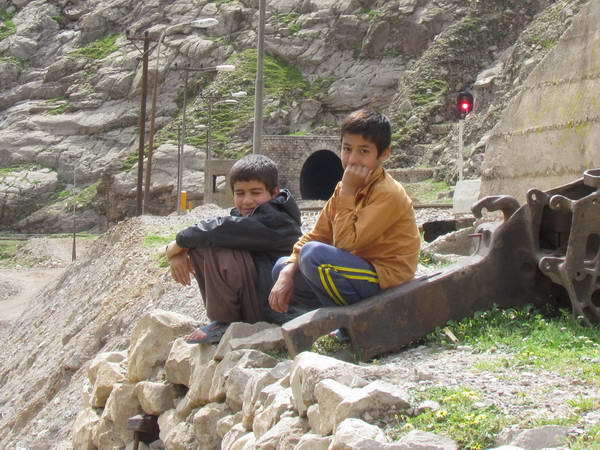 Boys from Bakhtiari tribe - Tale Zang Village