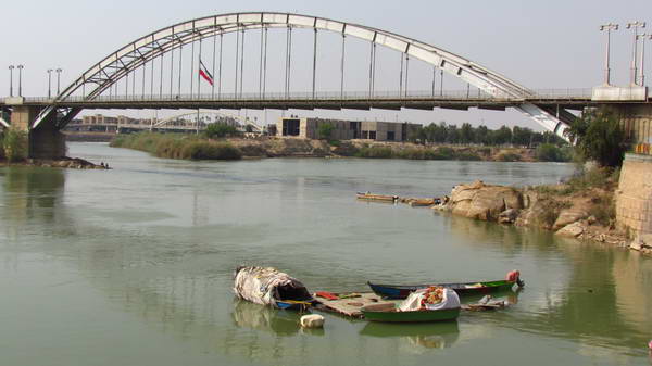 White Bridge (suspension bridge) in Ahvaz