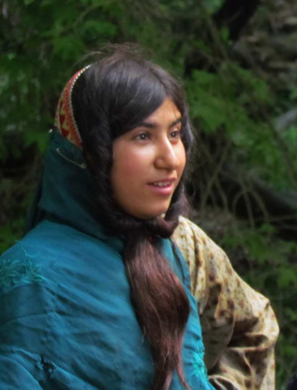 A local girl of Bakhtiari tribe