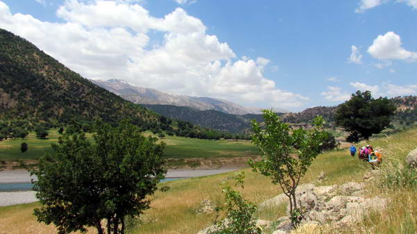The nature near the Gazestan Village