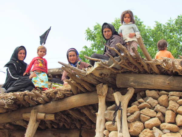 A rural family in Gazestan Village