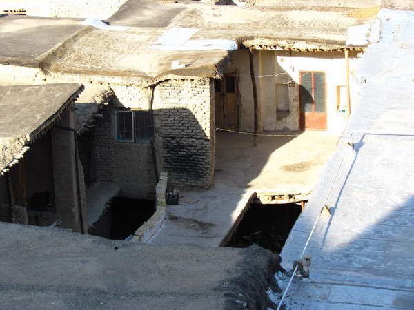 Houses of Yaseh Chah village, next to each other