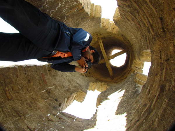 Inside the Ziar Minaret