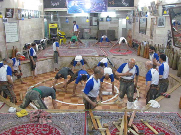 Ancient sports in Zurkhaneh Shohada, Mashhad
