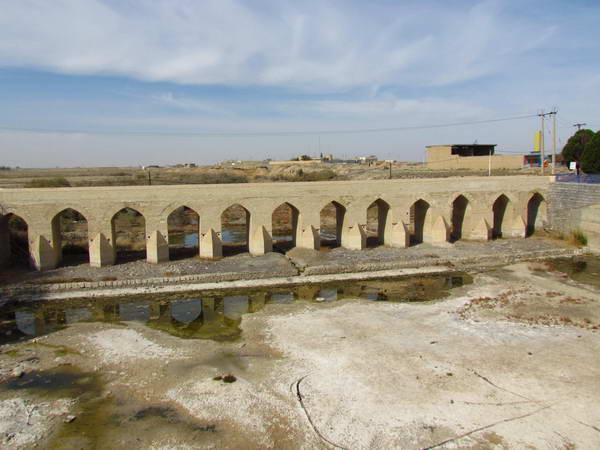 An old Bridge in Ezhieh that have been reconstructed completely