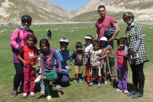 With children of bakhtiari region