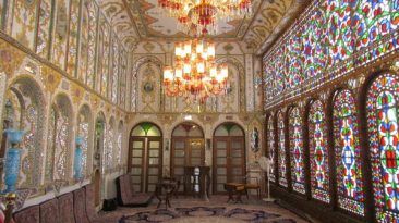 Shahneshin (Royal Room) of Mollabashi House, Isfahan