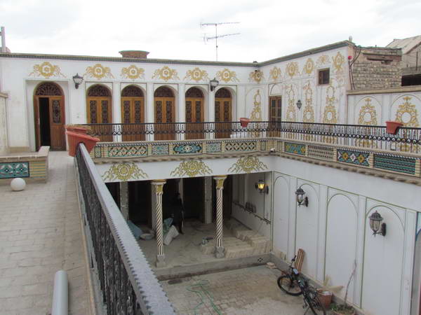 Exterior yard and the roof top of Mollabashi Historical House