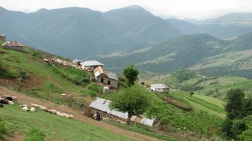 Sightseeing on the Asalem to Khalkhal Road