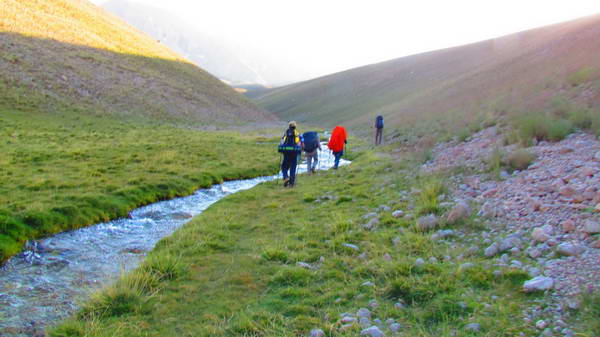 SE Sang Plain in climbing to Dokhaharan peak in the northwest of Damavand mountain