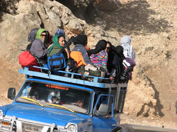 Eco Tourists are moving to see Sheyvand Waterfall