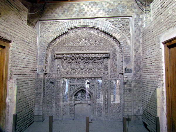 An ancient and historic altar in Jameh Mosque of Isfahan