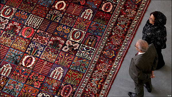Iranian Handmade Carpet - Multiple – panel design
