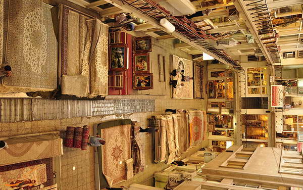 An Iranian carpet store
