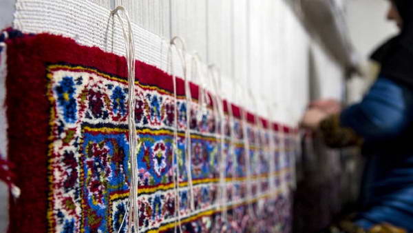 Iranian carpet weavers