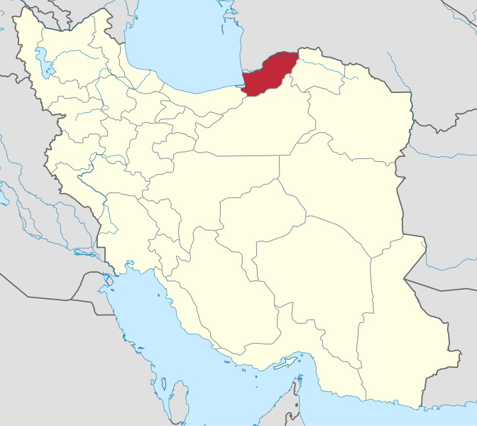 Golestan Province Map