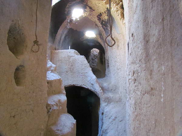The historical castle of Bayazeh village, on several floors