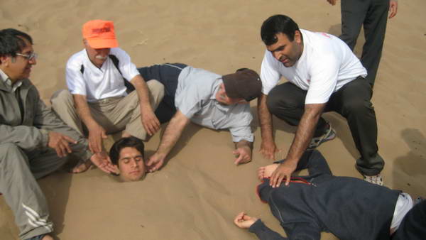 Recreation and joys in the sandy desert around Mesr village