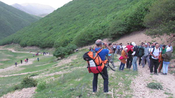 Hiking to Givra Pass on the Khalkhal to Asalem old route