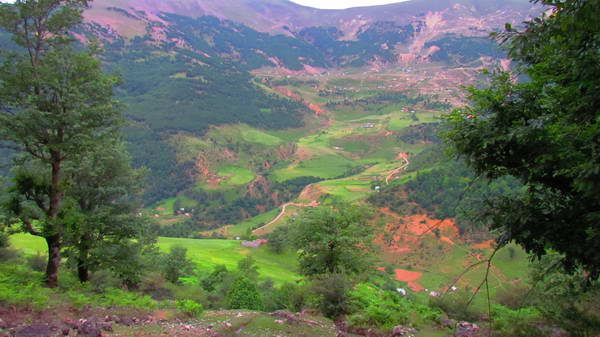 Talesh forests on the old road of Asalem to Khalkhal