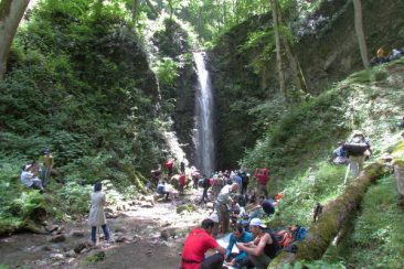 Daryabon waterfall, in the Talesh forests