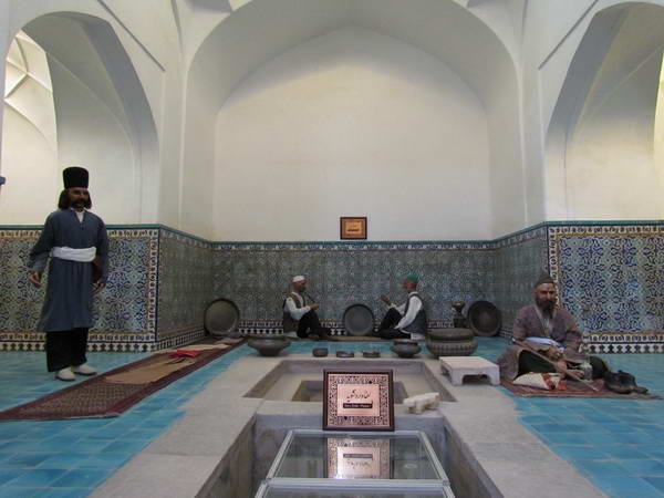 Replicas in Ganjali Khan Historical Bathhouse, Kerman