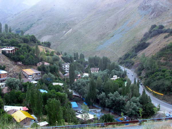 Gachsar, the nearest village to Disin ski slope