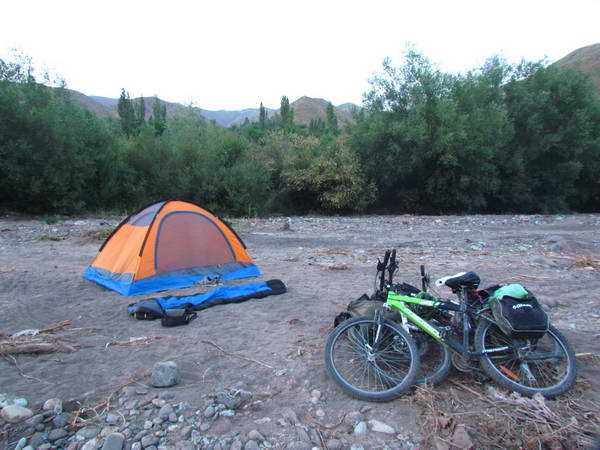 Our camp near Shahroud river, Nesa Bala village, Taleghan