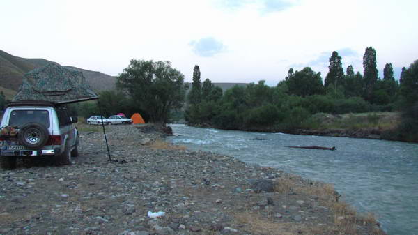 Shahroud river near the Nesa Bala village, Taleghan