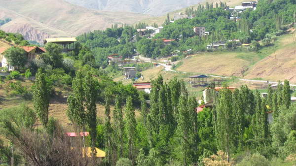 The beautiful and green nature in Taleghan county