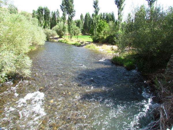 Golpayegan river & dam near Abbas Abad village