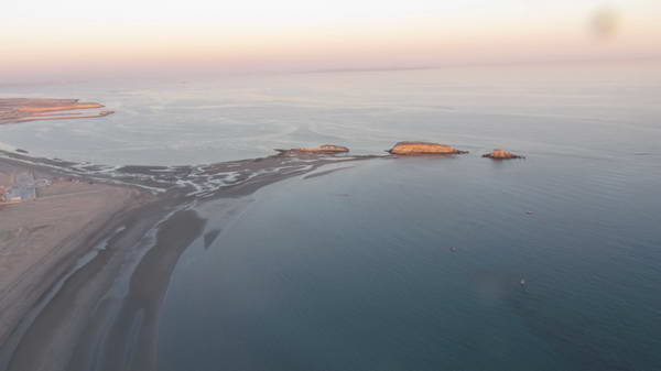 Sea near Naz Island (I'ved take photo while paragliding)