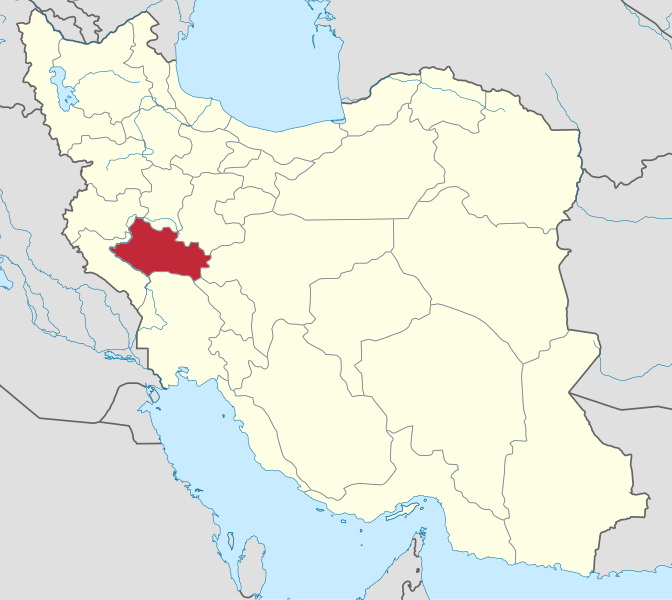 Lorestan Province Map