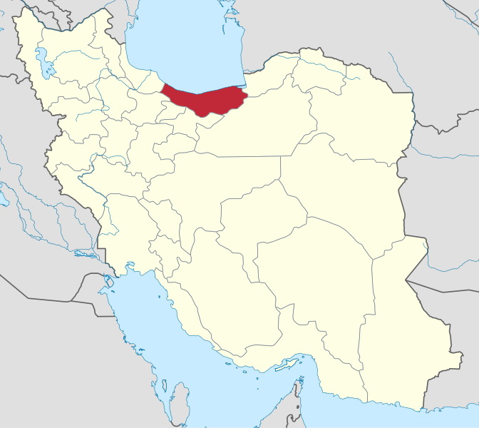Mazandaran Province Map