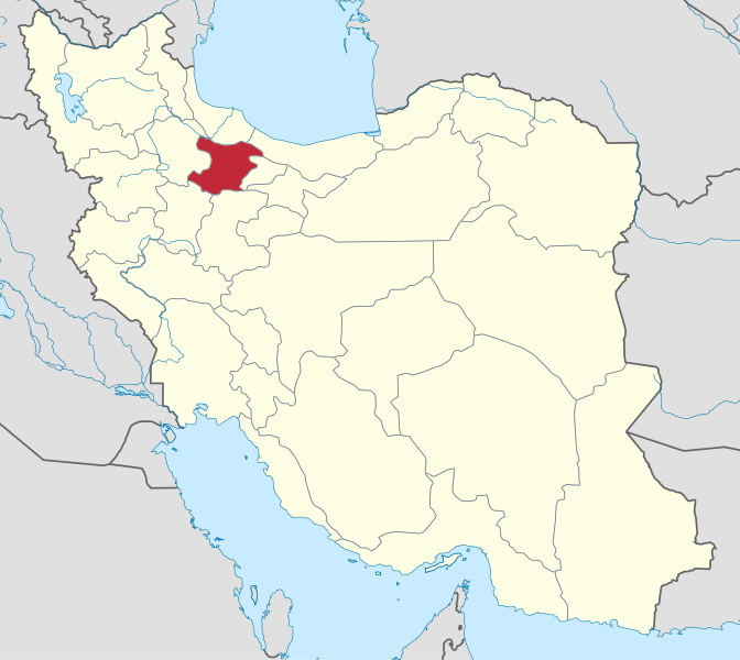 Qazvin Province Map