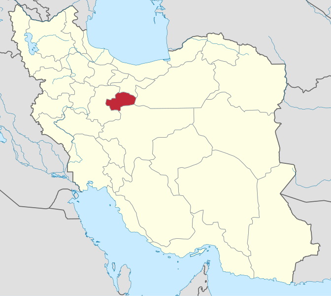Qom Province Map