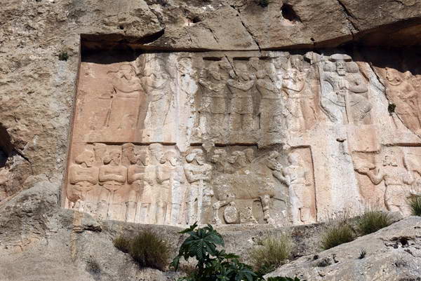 The Second Relief of Bahram II, Tang- Chogan, Sassanid Reliefs