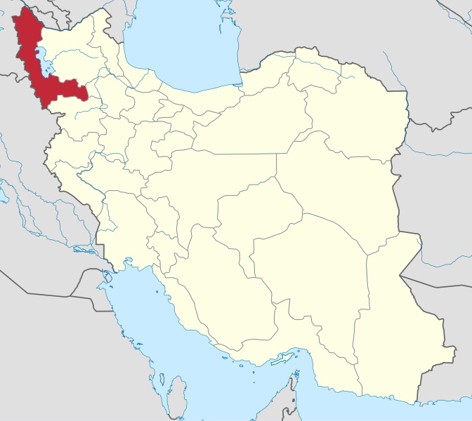 West Azerbaijan Province Map