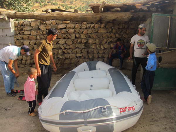 Maadan village, Rafting in Armand river, Chaharmahal & Bakhtiari