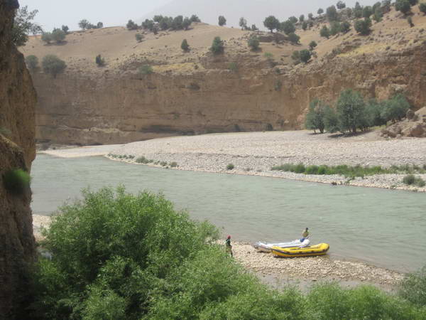 Rafting in Armand river, Chaharmahal & Bakhtiari