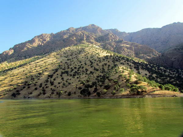 Sirvan river and Darian dam lake