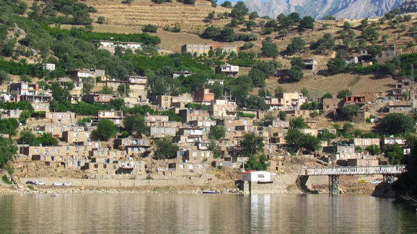 The Selin village, a tourist village near Darian lake