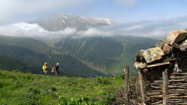 The view of Somamos peak from Giavar Summer