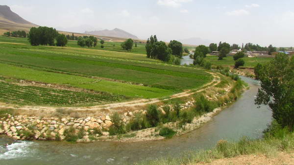 The nature along the Plasjan river, Freydun Shahr & Daran counties