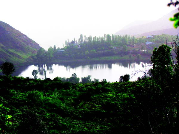 Ovan lake on the foot of Khashchal mount