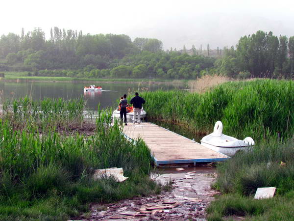 Ovan lake, near the Varbon village, Qazvin province