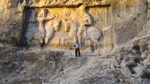 One of Sassanid reliefs in Tang-e Chogan